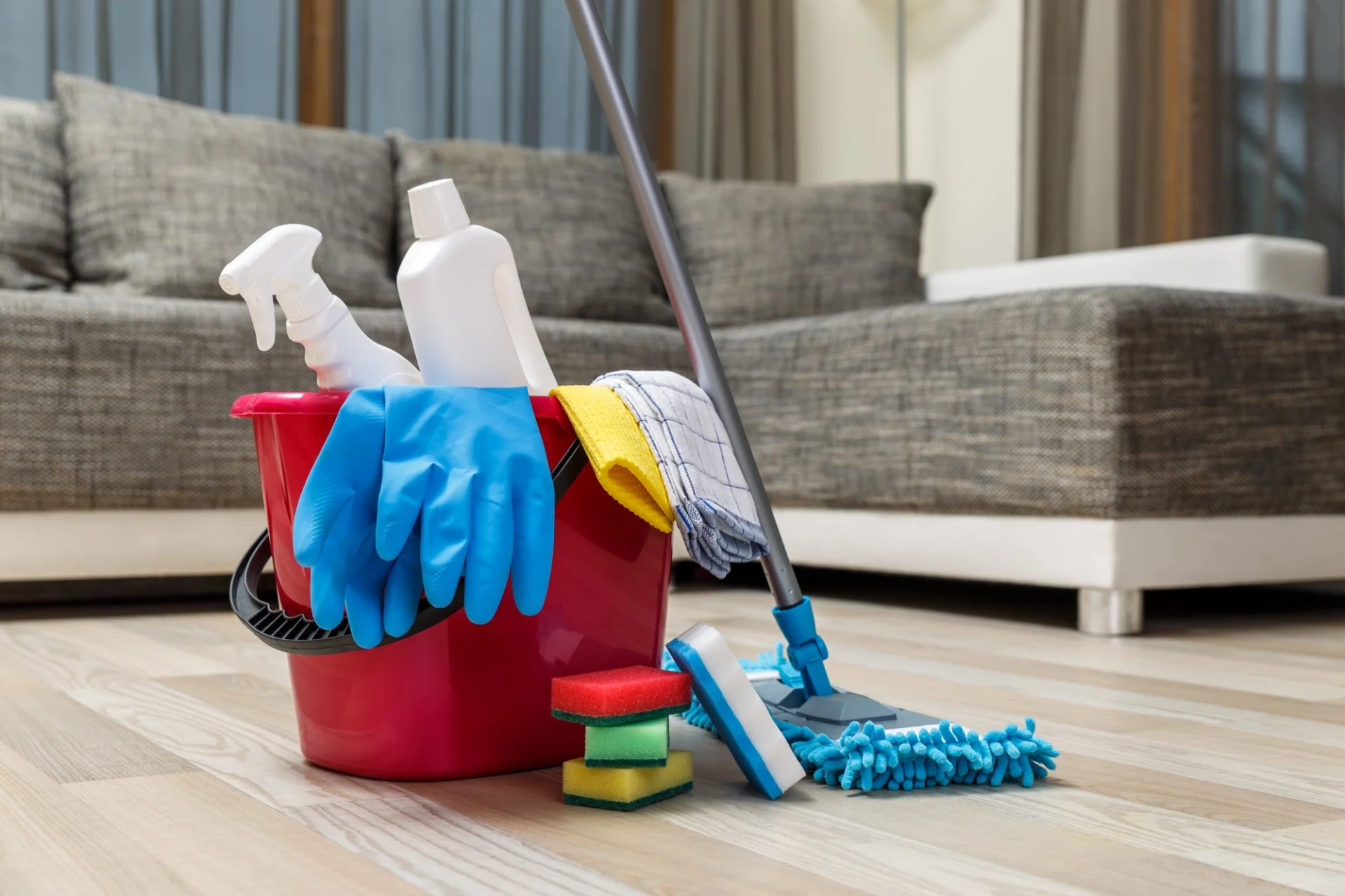 Cleaning Services technician at work