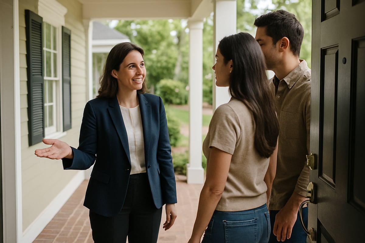 Real Estate Agents technician at work